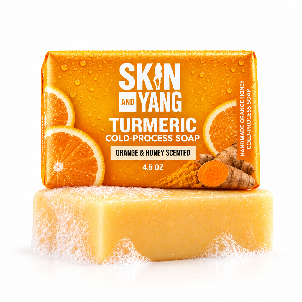 Skin And Yang - Turmeric Orange And Honey Cold Process Soap