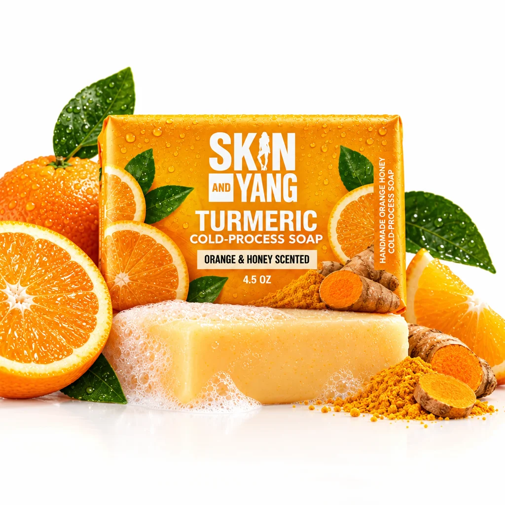 Skin And Yang - Turmeric Orange And Honey Cold Process Soap