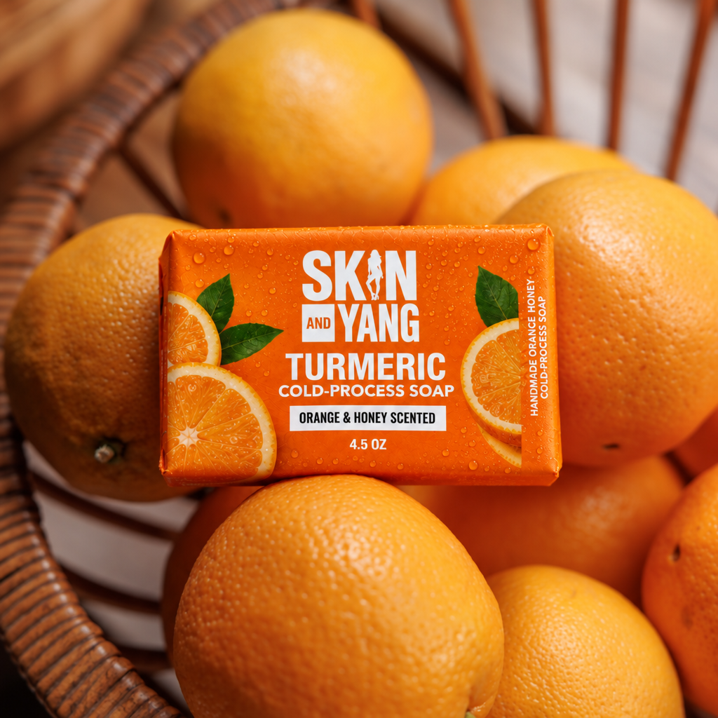 Skin And Yang - Turmeric Orange And Honey Cold Process Soap
